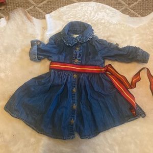 Ralph Lauren 9 month Girl jean dress